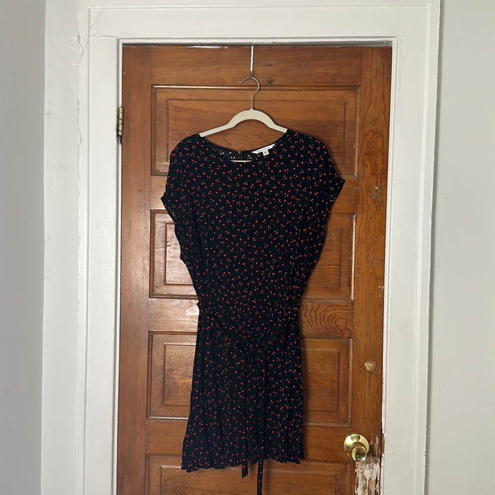 Popsugar for Kohl’s cherry tie waist mini dress XXL